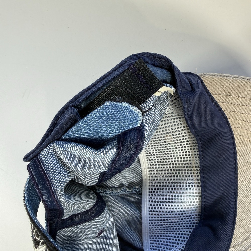 Vintage Cap America Denim Dad Hat Decatur Wire Die LLC Made in USA 90s Promo Cap - Picture 11 of 11